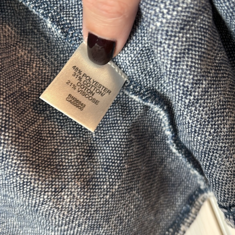 VAN HEUSEN VEST-Blue/White Texture in Size XL - Picture 4 of 7